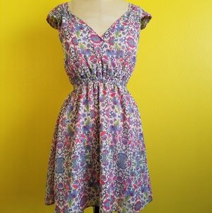 Elephant print sz S Forever 21 dress